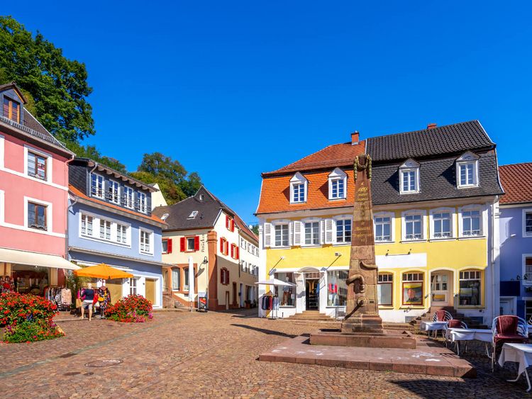Alter Markt in der Innenstadt von Blieskastel