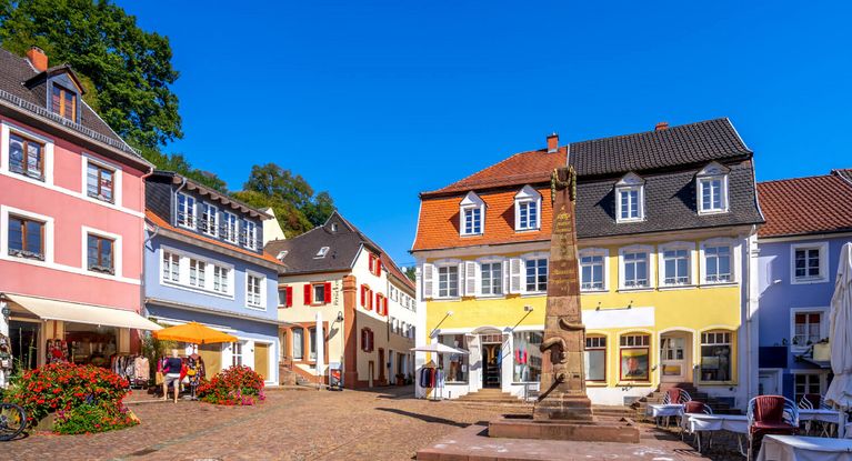 Alter Markt in der Innenstadt von Blieskastel