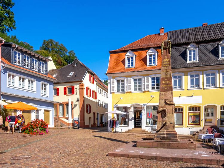 Alter Markt in der Innenstadt von Blieskastel